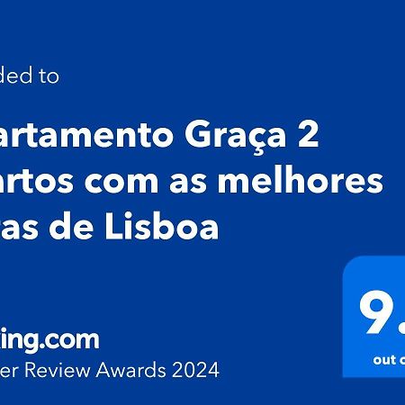 Apartamento Graca 2 Quartos Com As Melhores Vistas De Lisboa Esterno foto